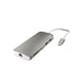 Dockingstation Hama USB-C 7-in-1 grijs