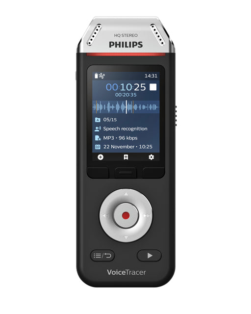 Digital voice recorder Philips DVT 2810 voor spraakherkenning