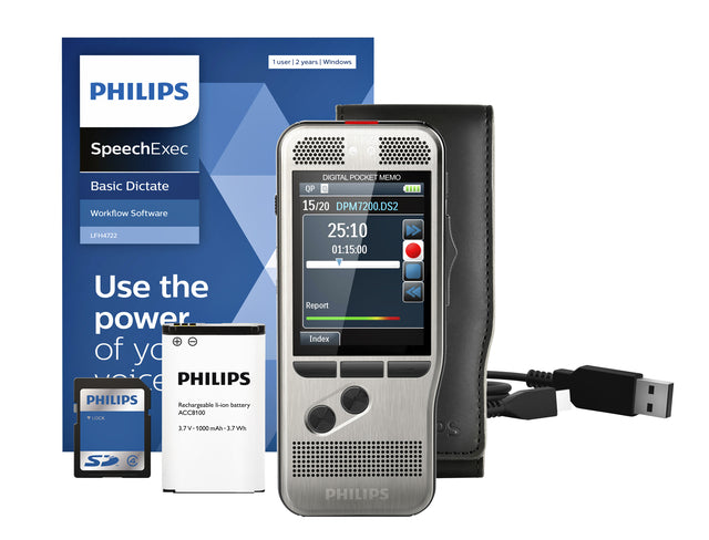 Dicteerapparaat Philips PocketMemo DPM7200