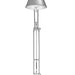 Bureaulamp MAUL Rock incl. spaarlamp voet zilvergrijs