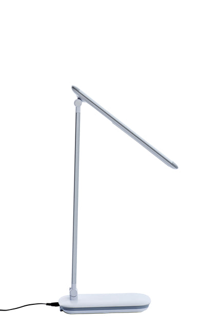 Bureaulamp MAUL Jazzy LED voet dimbaar + usbpoort wit