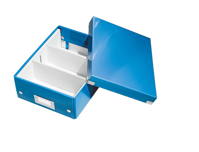 Sorteerbox Leitz WOW Click & Store 220x100x282mm blauw