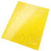 Elastomap Leitz WOW A4 3 kleppen 300gr geel (per 10 stuks)