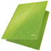 Elastomap Leitz WOW A4 3 kleppen 300gr groen (per 10 stuks)
