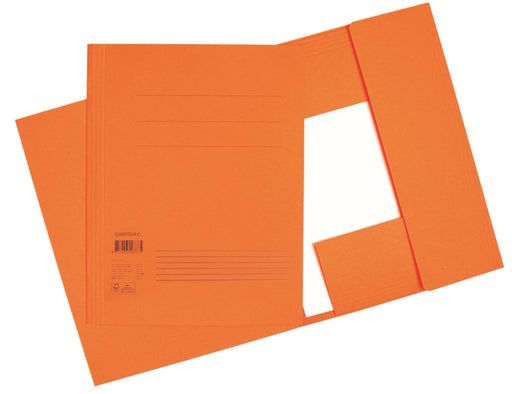 Dossiermap Quantore folio 320gr oranje (per 10 stuks)