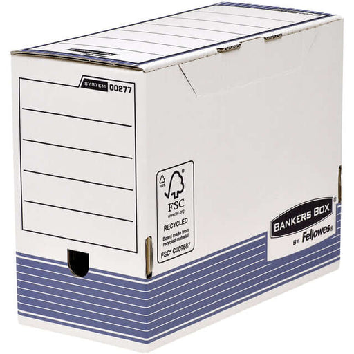 Archiefdoos Bankers Box System A4 150mm wit blauw (per 10 stuks)