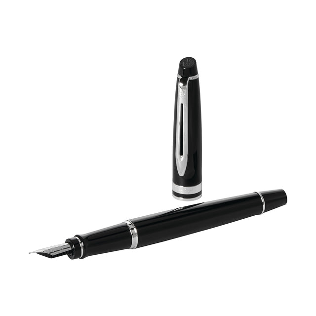 Vulpen Waterman Expert black lacquer CT fijn