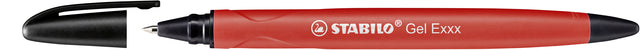 Rollerpen STABILO Gel Exxx rood (per 10 stuks)