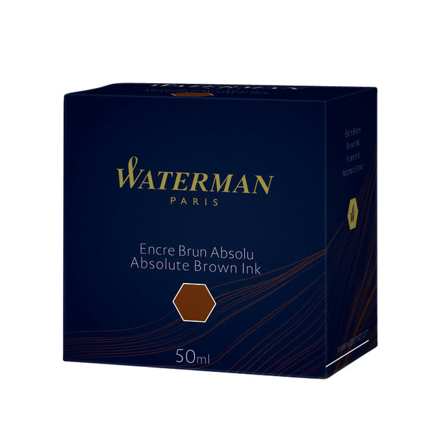 Vulpeninkt Waterman 50ml absoluut bruin