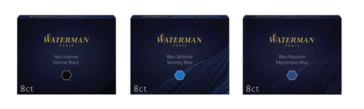 Inktpatroon Waterman nr23 lang blauw/zwart