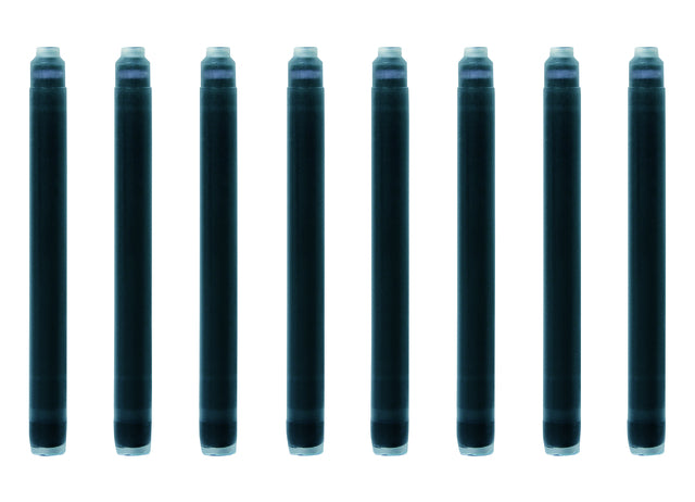 Inktpatroon Waterman nr23 lang blauw/zwart