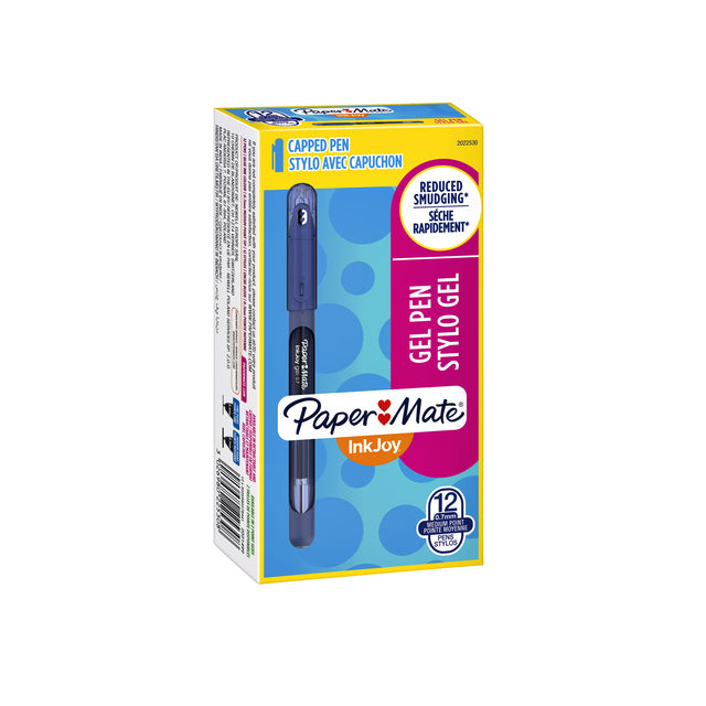 Gelschrijver Paper Mate Inkjoy 600 blauw (per 12 stuks)