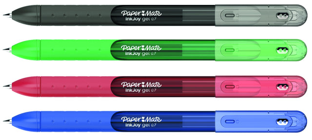 Gelschrijver Paper Mate Inkjoy 600 stick STD assorti