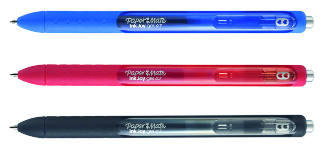 Gelschrijver Paper Mate Inkjoy rood (per 12 stuks)