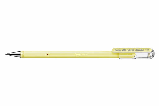 Gelschrijver Pentel K108-P 0.5mm pastel geel (per 12 stuks)