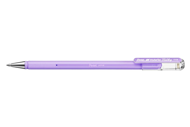 Gelschrijver Pentel K108-P 0.5mm pastel violet (per 12 stuks)
