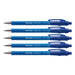 Balpen Paper Mate Flexgrip Ultra blauw medium 5 stuks bliste