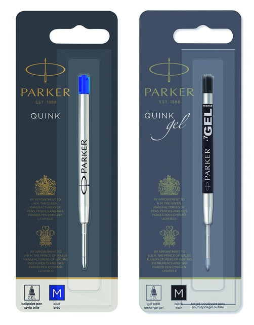 Gelpenvulling Parker Quink blauw medium
