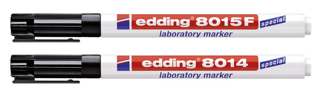 Viltstift edding 8015 laboratory ronde punt 0.75mm EF zwart (per 10 stuks)