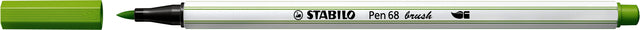 Brushstift STABILO Pen 568/43 loofgroen (per 10 stuks)