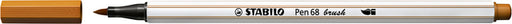 Brushstift STABILO Pen 568/89 donker oker (per 10 stuks)