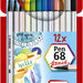 Brushstift STABILO Pen 568/12-21 etui à 12 kleuren