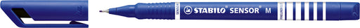 Fineliner STABILO Sensor 187/41 blauw (per 10 stuks)