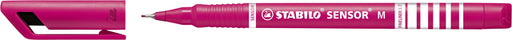 Fineliner STABILO Sensor 187/56 roze (per 10 stuks)