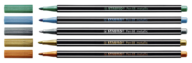 Viltstift STABILO Pen 68/820 metallic koper