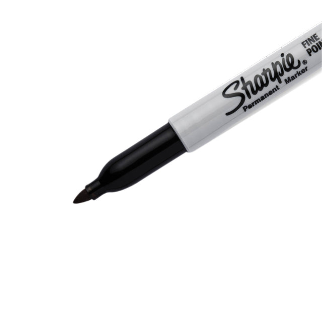 Viltstift Sharpie rond 0.9mm zwart en blauw blister à 2 stuks