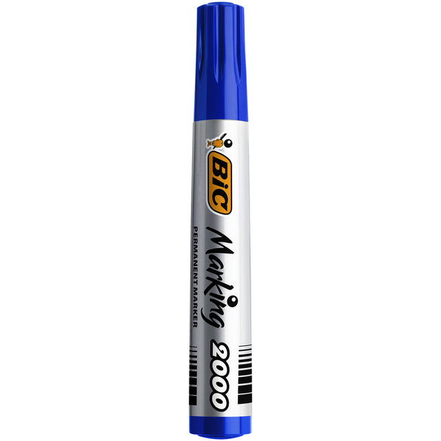 Viltstift Bic 2000 rond blauw 1.7mm (per 12 stuks)