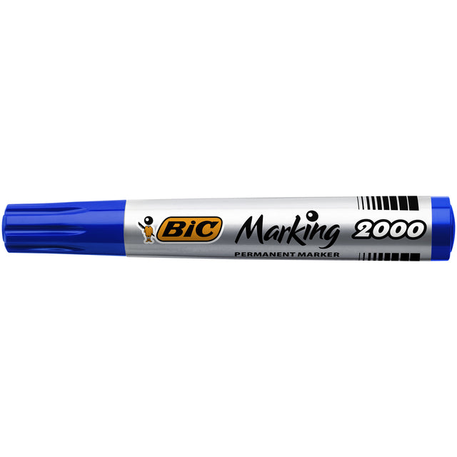 Viltstift Bic 2000 rond blauw 1.7mm (per 12 stuks)
