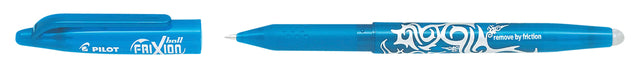 Rollerpen PILOT Frixion BL-FR7 0.35mm + 3 vullingen blauw
