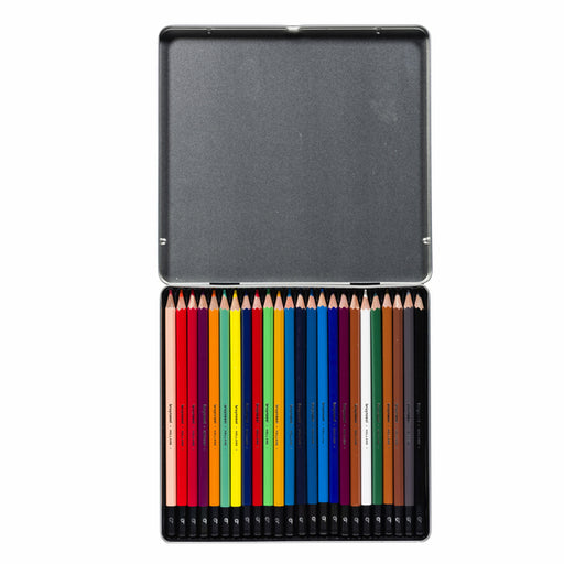 Kleurpotloden Bruynzeel Teens 24stuks roze blik assorti