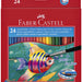 Kleurpotloden Faber-Castell aquarel incl penseel set à 24 stuks assorti