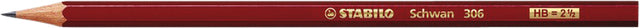 Potlood STABILO grafiet Schwan 306 HB (per 12 stuks)