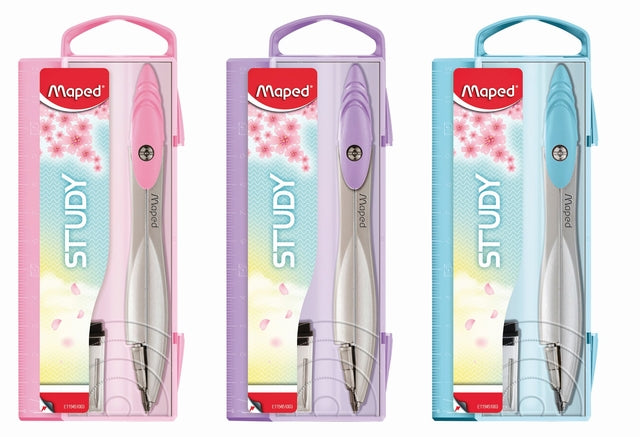 Passer Maped Study 2-delig pastel display à 20 stuks assorti (per 20 stuks)