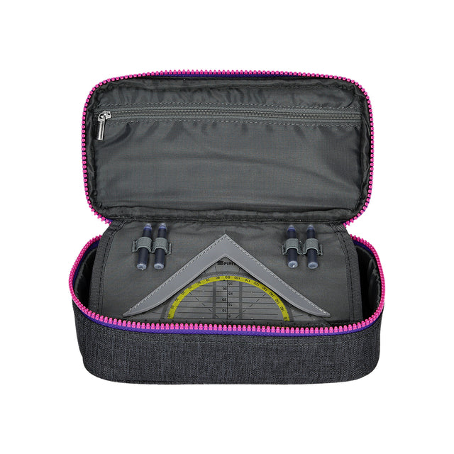 Etui bak Spirit donkergrijs/roze my bag 40