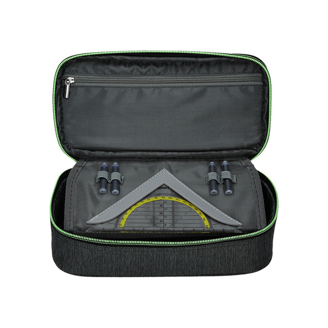 Etui bak Spirit donkergrijs/lichtgroen my bag 41