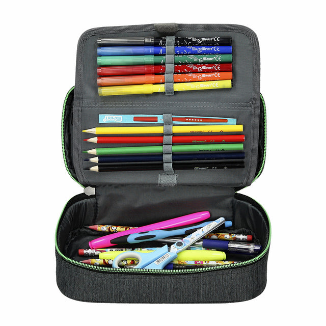 Etui bak Spirit donkergrijs/lichtgroen my bag 41