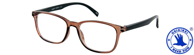 Leesbril I Need You Lucky +2.50 dpt bruin-zwart