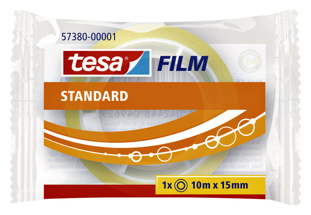 Plakband Tesa film standaard 15mmx10m (per 50 stuks)