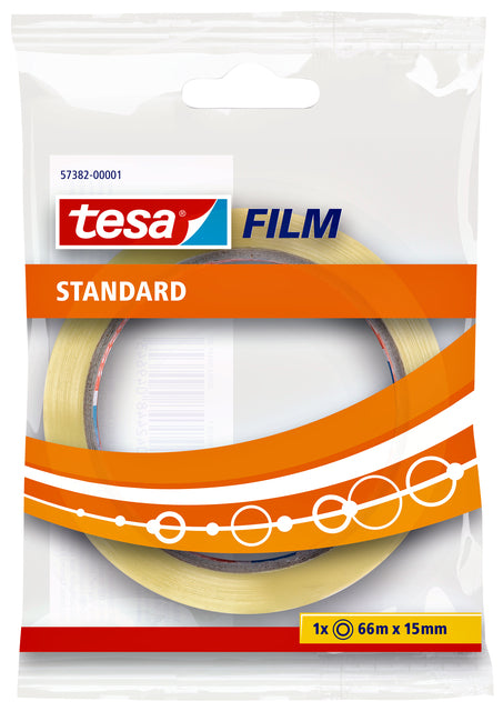 Plakband Tesa film standaard 15mmx66m (per 10 stuks)