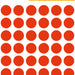 Etiket HERMA 1866 rond 12mm fluor rood 240stuks
