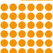 Etiket HERMA 1864 rond 12mm fluor oranje 240stuks