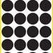 Etiket Avery Zweckform 3003 rond 18mm zwart 96stuks