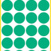 Etiket Avery Zweckform 3006 rond 18mm groen 96stuks