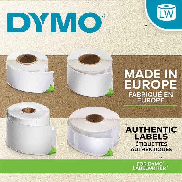 Etiket Dymo 99019 labelwriter 59x190mm ordner breed 110stuk