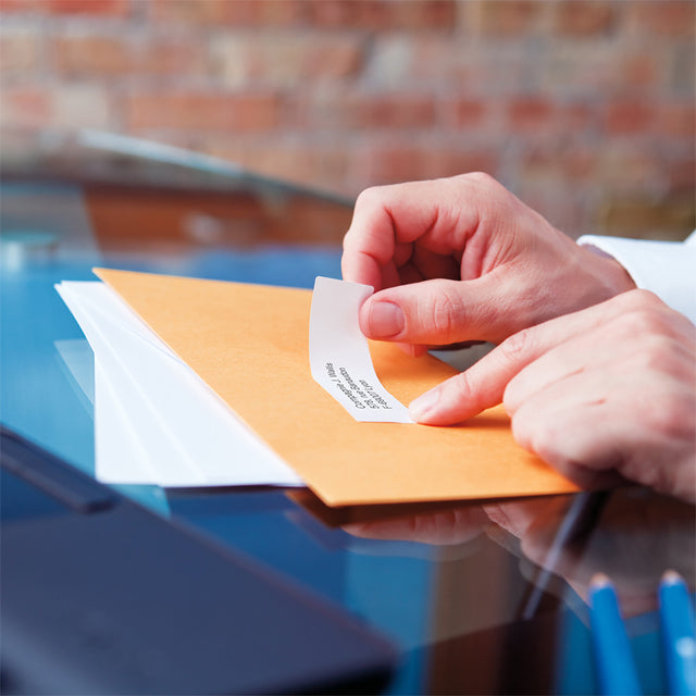 Etiket Dymo 11354 labelwriter 32x57mm adreslabel verwijderbaar 12000stuks