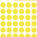 Etiket HERMA 1854 rond 12mm fluor geel 240stuks